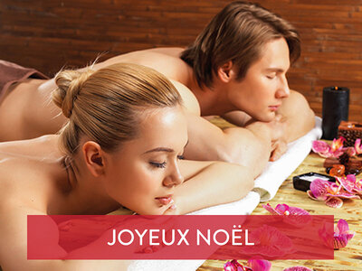 Coffret cadeau 1 massage relaxant pour 2 en Suisse pour un Noël de bien-être