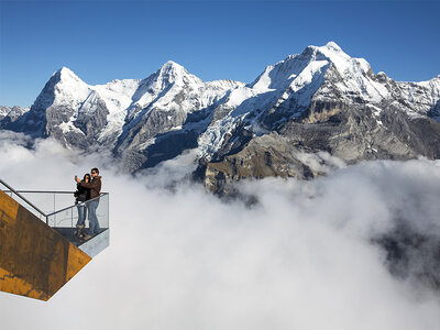 Coffret cadeau Brunch au Schilthorn pour 2 personnes au restaurant panoramique Piz Gloria