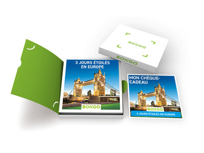 Coffret 3 Jours Étoilés en Europe
