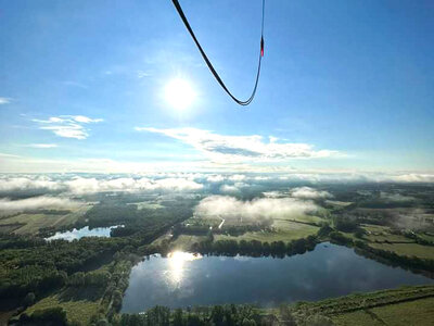 Vol en montgolfière au-dessus des étangs de la Dombes en semaine