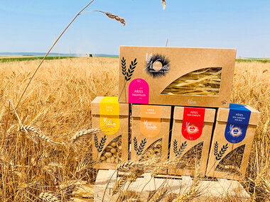 Coffret de pâtes de fabrication artisanale champenoise