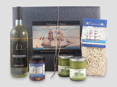 Viaggio tra i sapori liguri a domicilio: 1 box con pesto, Vermentino e tanti prodotti tipici