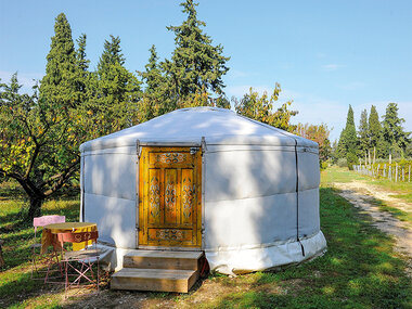 Séjour insolite en Provence : 3 jours en yourte près d'Avignon