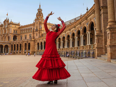 2 dagen in een boetiekhotel in Sevilla met flamencoshow