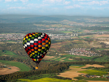 Atemberaubende Heissluftballonfahrt über Deutschland