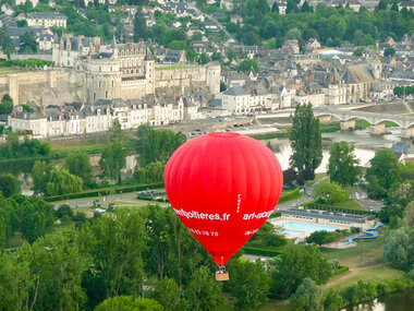 Vol en montgolfière au-dessus du château d'Amboise en semaine