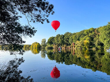 Vol en montgolfière au-dessus de la Vallée de la Loire