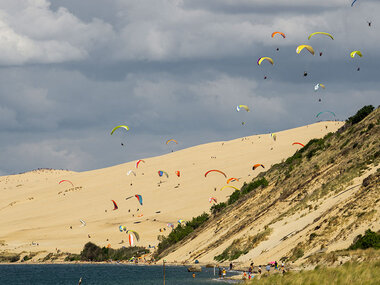 Vol en parapente de 30 min au-dessus de la dune du Pilat