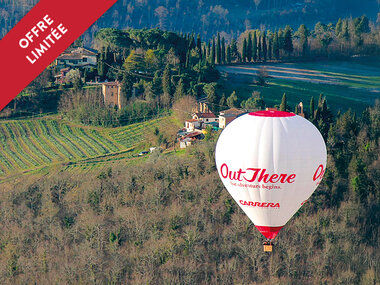 Vol en montgolfière dans la vallée du Chianti pour 3 personnes